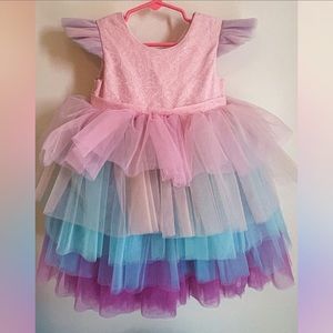 Custom made princess party dress 3y